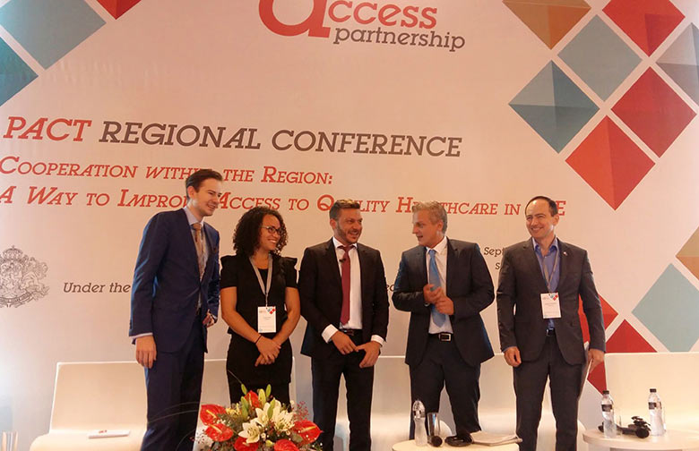 д-р Андрей Ковачев ГЕРБ/ЕНП по време на първата Регионална конференция на Европейското партньорство за достъпно здравеопазване (Patient Access Partnership – PACT), провела се на 12 и 13 септември в София